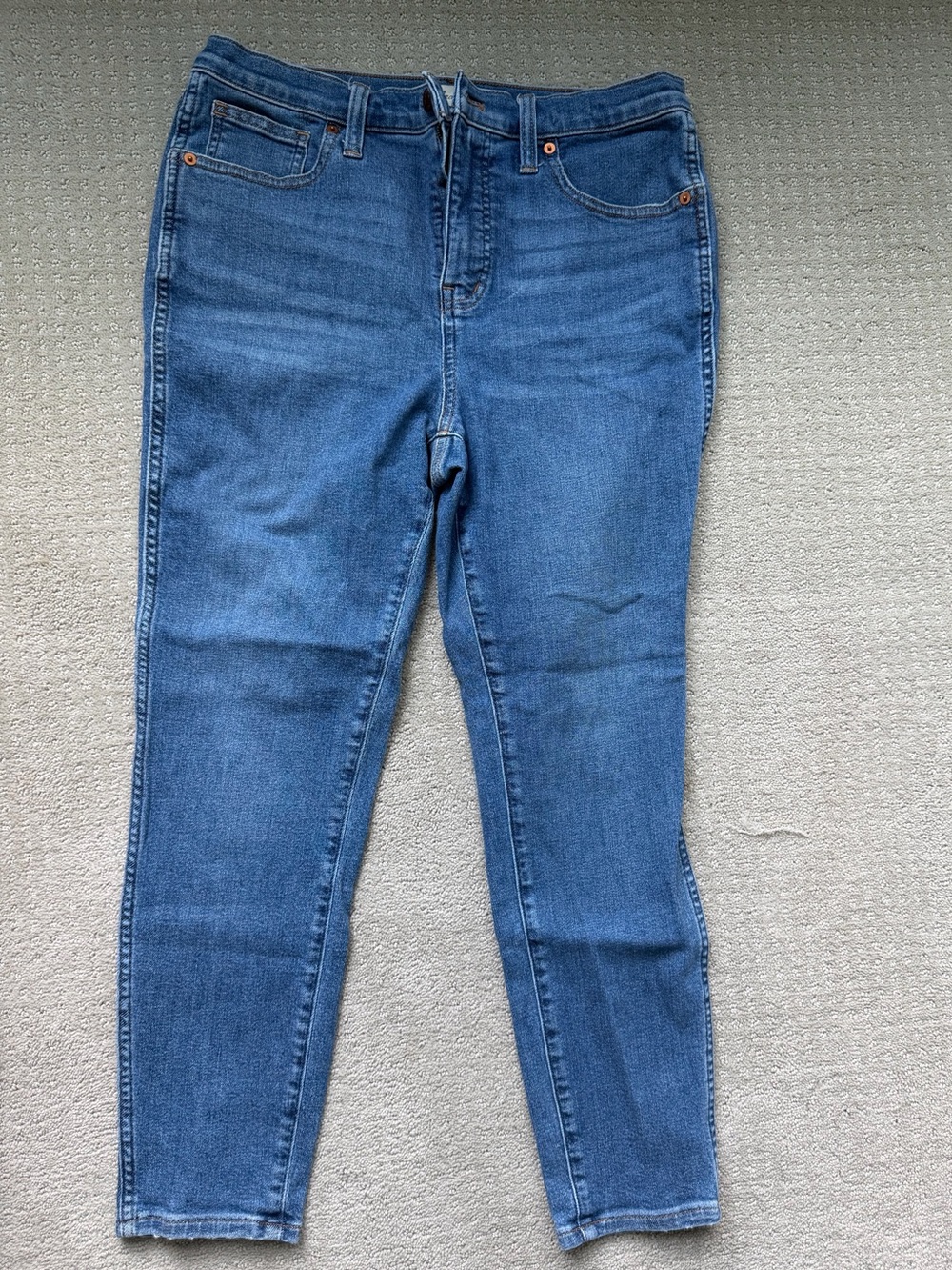 Madewell Skinny Jeans in Medium Blue Wash